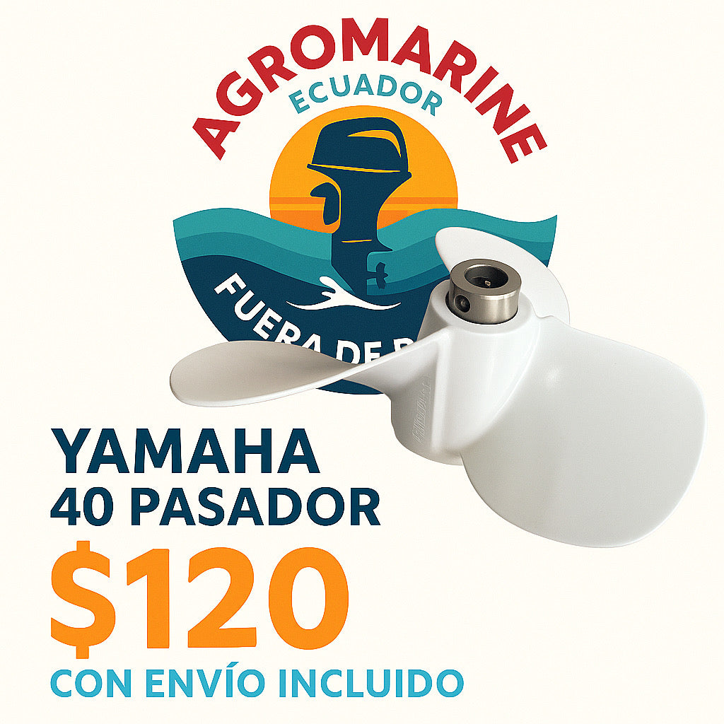 PROPELA de YAMAHA 40G Pasador (11 1/2 X 12)