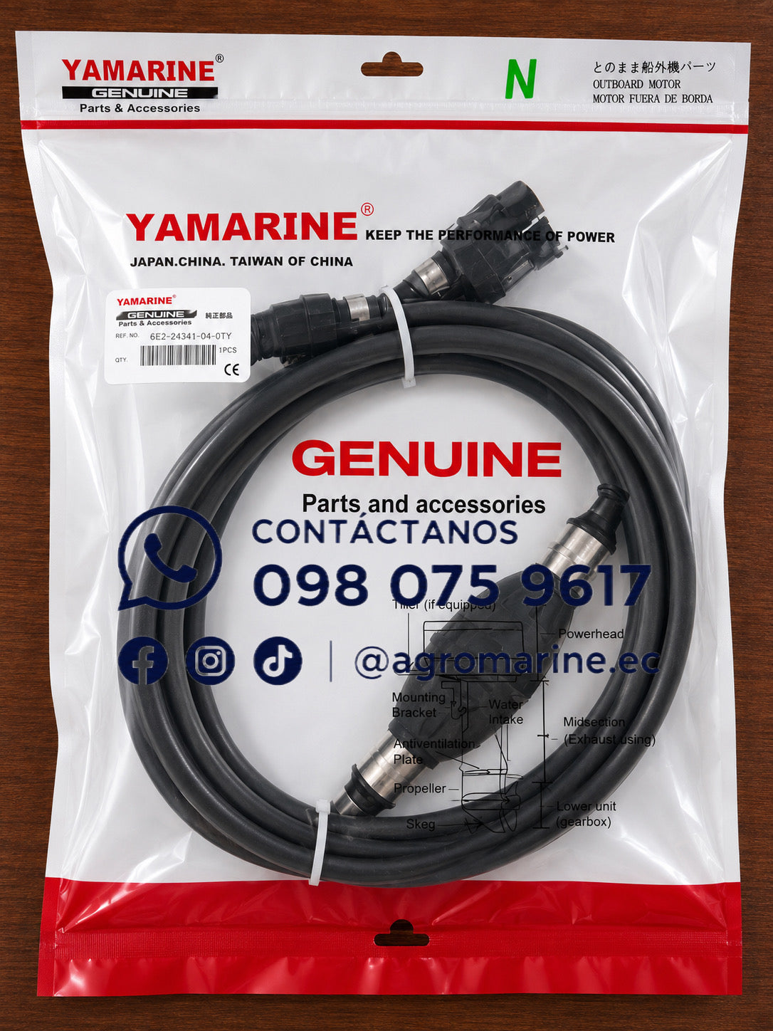 Manguera DE COMBUSTIBLE para Yamaha